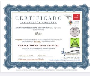 nuestra Certificación de la norma americana en mochila Primera Etapa