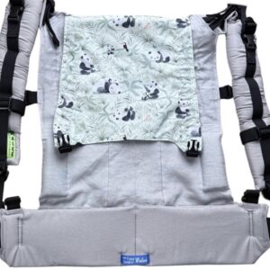 Mochila Primera etapa 100% Lino Gris Perla