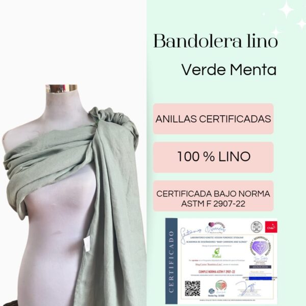 BANDOLERA 100% Lino - Imagen 2