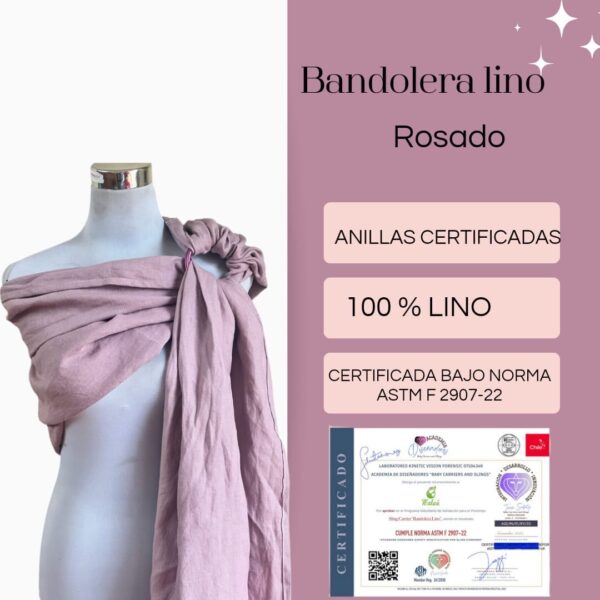 BANDOLERA 100% Lino - Imagen 2